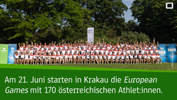 Infoscreen-Beitrag über unsere Sportpool Wien-Athlet:innen bei den European Games in Krakau