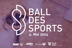 Ball des Sports am 4. Mai im Wiener Rathaus!