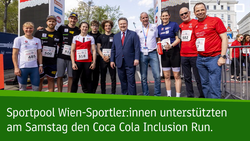 Infoscreen-Beitrag vom Coca Cola Inclusion Run und Top-Erfolg von Julia Mayer
